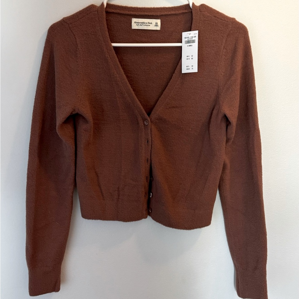 Abercrombie & Fitch Cropped Cardigan, size XS, NWT